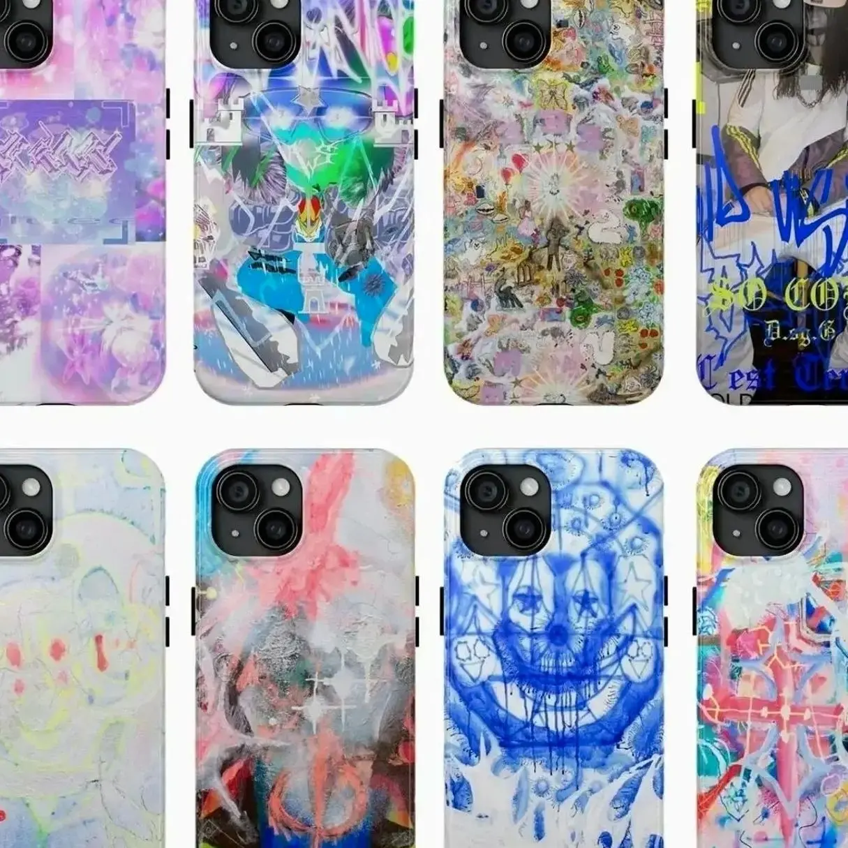 Bladee Aesthetic Tour 2025 Phone Case Gift Idea For Cloud Rap Fans, Drain Gang and Alternative Hip-Hop, Compatible with iPhone X, 11, 12, 13, 14, 15, 16, 17 & more