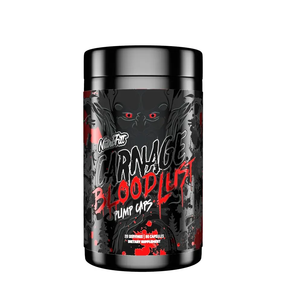 Nutrifitt Bloodlust Pump Caps 20Srv Nutrifitt Bloodlust Pump Caps 20Srv