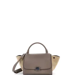 Pre-owned Celine Leather Top Handle Bags Trapeze Bag Small by Rebag