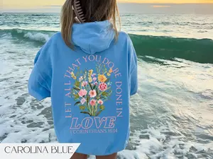 Retro Vintage Trendy Christian Shirt, Words On Back Bible Verse Graphic Tees, Jesus Loves You Shirt, Aesthetic Women's Faith Apparel Outfit For Women