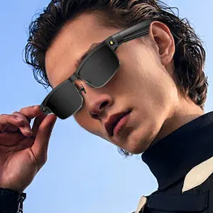 AI Smart Camera Glasses, 8 Million HD Camera, 1200p Anti-Shake HD Video Recording, Open Speaker, Voice Assistant, AI Object Recognition, High Battery Life, Magnetic Charging,Unisex , For Business and Travel