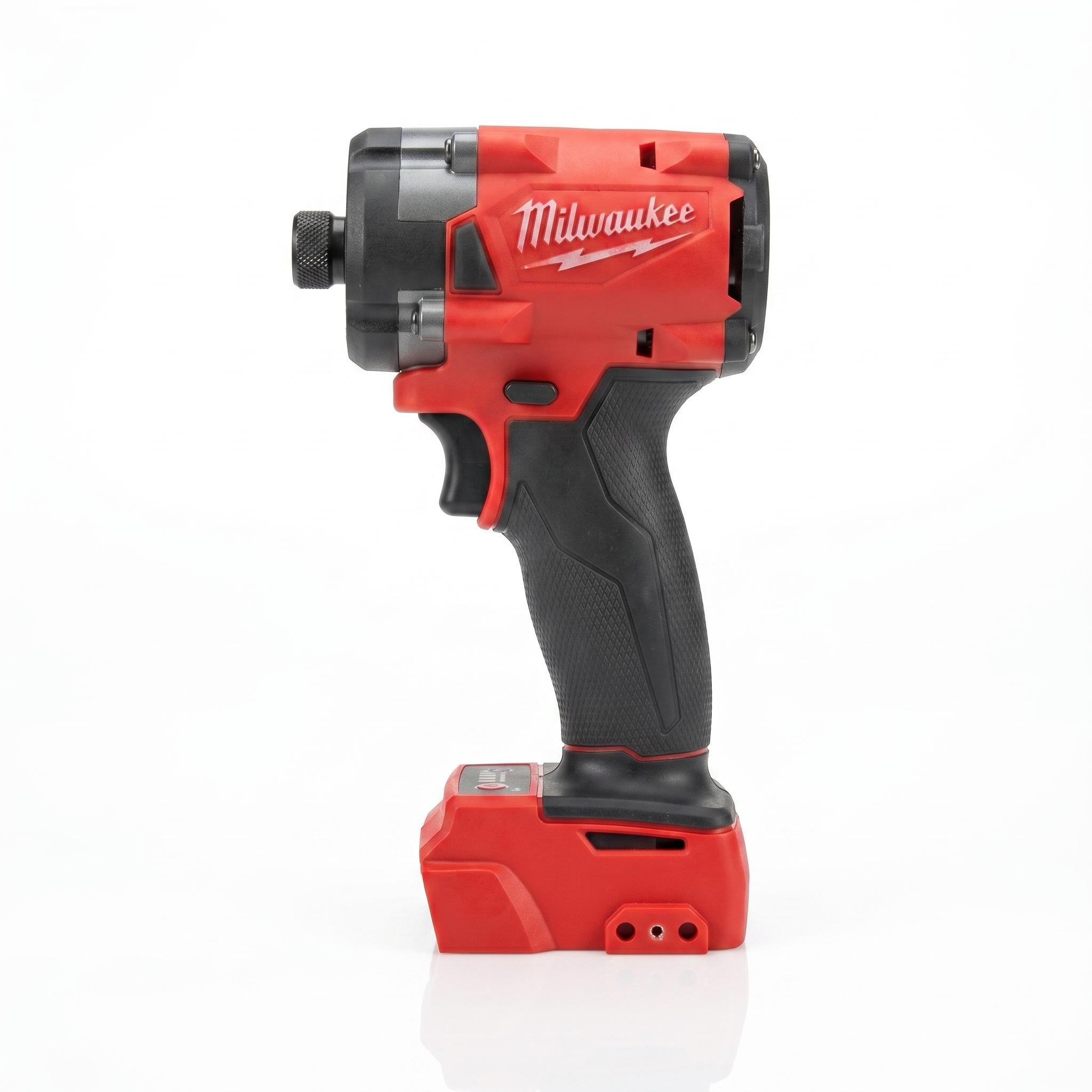 Milwaukee M18 Brushless Cordless Impact Driver - Brushless Power Tool, Hex Drive, 6.0Ah Long Run REDLITHIUM Battery & Charger, Impact Drill for Fastening, Construction, Woodworking (Batteries Included)