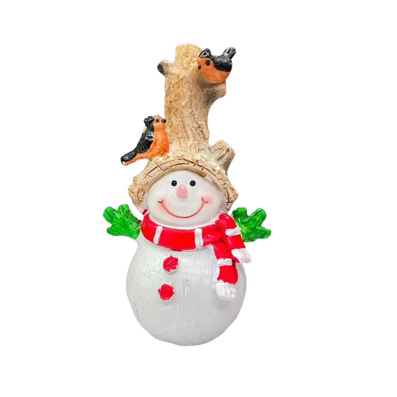 Christmas Festival Decorations, Resin Hand-Painted Elf and Snowman Ornaments, Home Office Bookshelf Desk Accessories, Holiday Gifts
