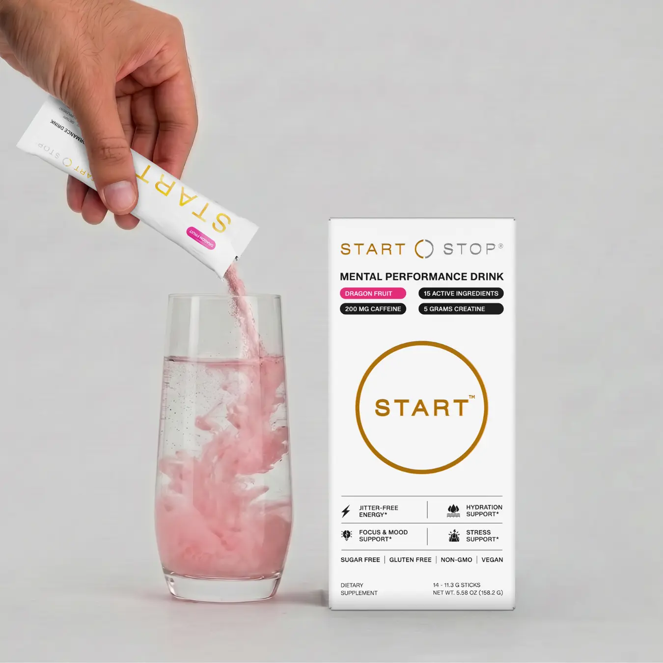 START Daily Powder Formula with 15 Ingredients, Variety Flavor Pack, Vegan & Gluten Free