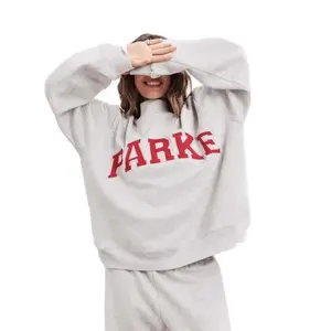 NewAll-match trend Crewneck Sweatshirt EXOTIC Letter Print Sweatshirt Can be used with a raincoat