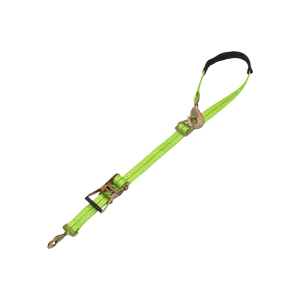 Ratchet Axle Strap with Snap Hooks - SecureTow PVC Coated
