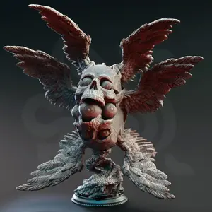 The Angel of Death - Morius 3D Printed Miniature, DM Stash Home Decor Statue & Figurine
