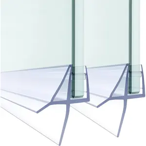 Shower Door Bottom Seal, 2 count 3/16" x 36" Shower Door Sweep for 3/16 Inch Glass, Frameless Glass Door Seal Strip,Stop Shower Leaks and Create a Water Barrier (5MM)