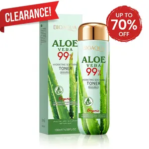 99% Aloe Vera Face Toner with Hyaluronic Acid, Hydraing Soothing & Repair Damaged Skin for Daily Skincare, Natural Plant Skin Care 4.58 fl. oz