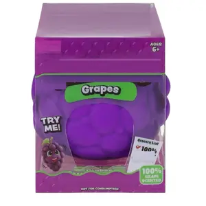 Giant Grape Jumbo Fruit Squishies Toy - Sensory Stuff, Fidgets Squishies, Squeeze Fidget for Anxiety Relief, New Needohs, Cute Taba Stuffed Toy, Easter Gifts for Kids, Rebounding Novelty Stress Relief Item