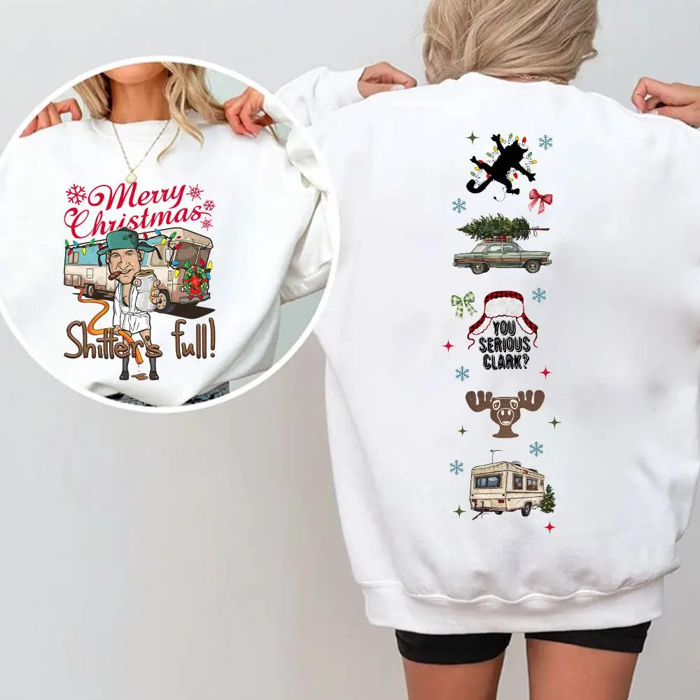 Merry Christmas Shitters Full 2 Sides Sweatshirt, Grisworld Christmas Tree Shirt, Christmas Movie Sweatshirt, Family Christmas Sweatshirt, Christmas Vacation Shirt