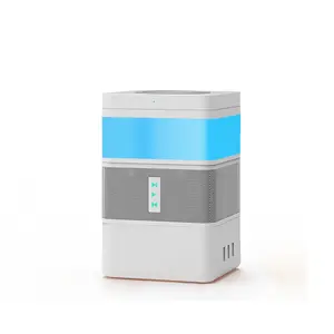 Avatar Controls Portable Bluetooth Speakers Wireless Charger and 6 USB Power Station LED Night Light Sync with Music Touch Lamp Combination Smartphone charger lock Audio Multifunctional Power