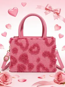 26 Valentine's Day Gift Sweet Heart Square Crossbody Bag, Women's Wallet, Lipstick Makeup Storage Bag, Commuter Work Bag, Fashionable Handbag