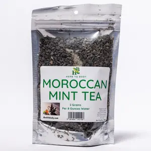 Herb To Body Moroccan Mint Tea | Wildcrafted | 4oz Beverage Herbal
