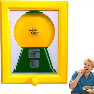 Convenient Candy Frame, Wall-Mounted Photo Frame Candy Dispenser for candies, nuts, dog and cat treats. Can be hung on the wall or placed on a table