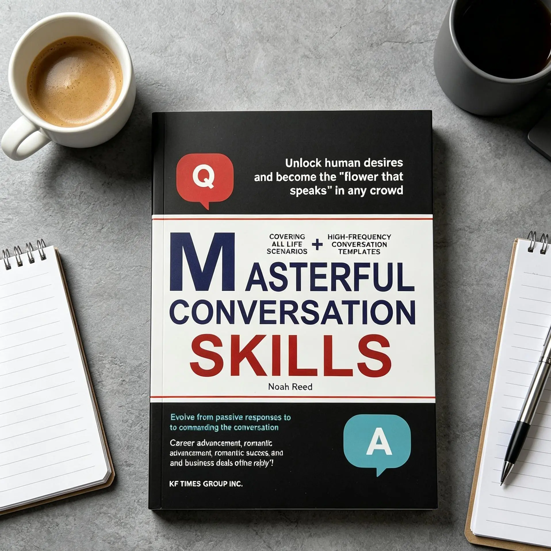 Masterful Conversation Skills-High-Frequency Templates for Career, Romance & Business Success social skills book, how to talk to anyone, communication skills ministry outreach tiny ot nt scripture atomic habit big emotion