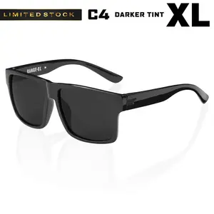 XL & STANDARD SIZE C4 Extra Dark Polarized Glossy Frame