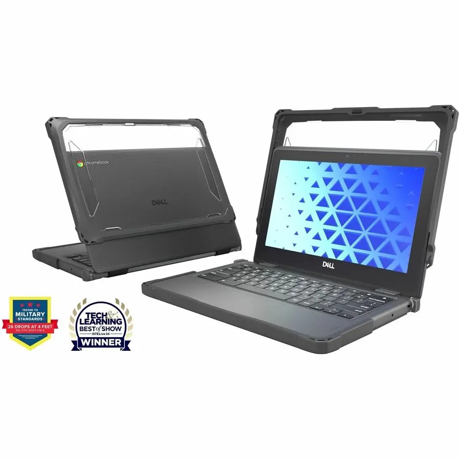 MAXCases Extreme Shell-F Chromebook Case for Dell Chromebook 11" Clamshell Model #CC11260/2025Grey DLESF3CB11CGRY