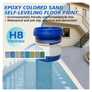 2026 New Epoxy Sand Paint Coating Epoxy Floor Paint Durable Not Going Moldy
