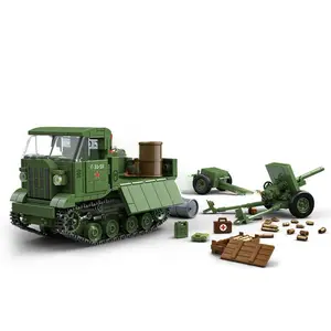 Military Series Building Blocks, 773pcs Medium Tractor Assembly Model Toys, Creative Building Toy for Home Desktop Decor