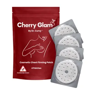 Cherry Glam  by Dr. Curvy - Body Skincare Patches to Hydrate, Moisturize, & Support Firmer Looking Skin - 4 Patches (2 Uses)