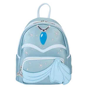 The Princess and the Frog Tiana Blue Gown Glitter Cosplay Mini Backpack