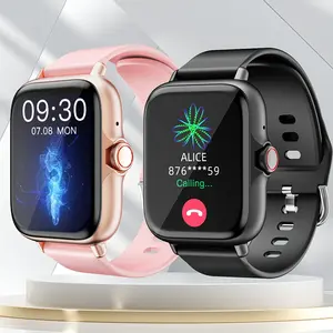Smart Watch, 1.83" Full Touch Screen, Activity Tracker with Call & Message Functions, Pedometer, Multiple Sports Modes, Compatible with IOS/Android Devices, Simple Style, Ideal Gift for Any Occasion