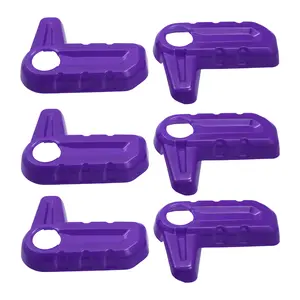 Hardtop Roof Removal Switch Handle Cover for Jeep Wrangler JL JLU 2018-2023 for Freedom Panel Latch Decoration Interior Accessories 6pcs Purple