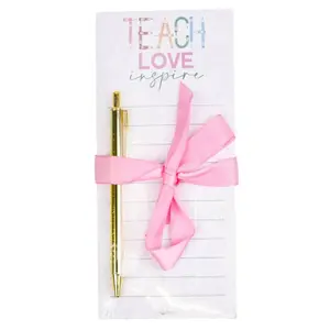 Teacher Appreciation Notebook Gift Set - Office Stationery Supplies, Writing Stationery, Colorful Writing Pads, Gift-Ready Multi-Piece Desk Organizer Accessory