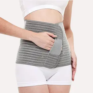 Adjustable Bamboo Fiber Postpartum Belly Band, Women's Postpartum Recovery Abdominal Belt, Pregnancy Belly Band