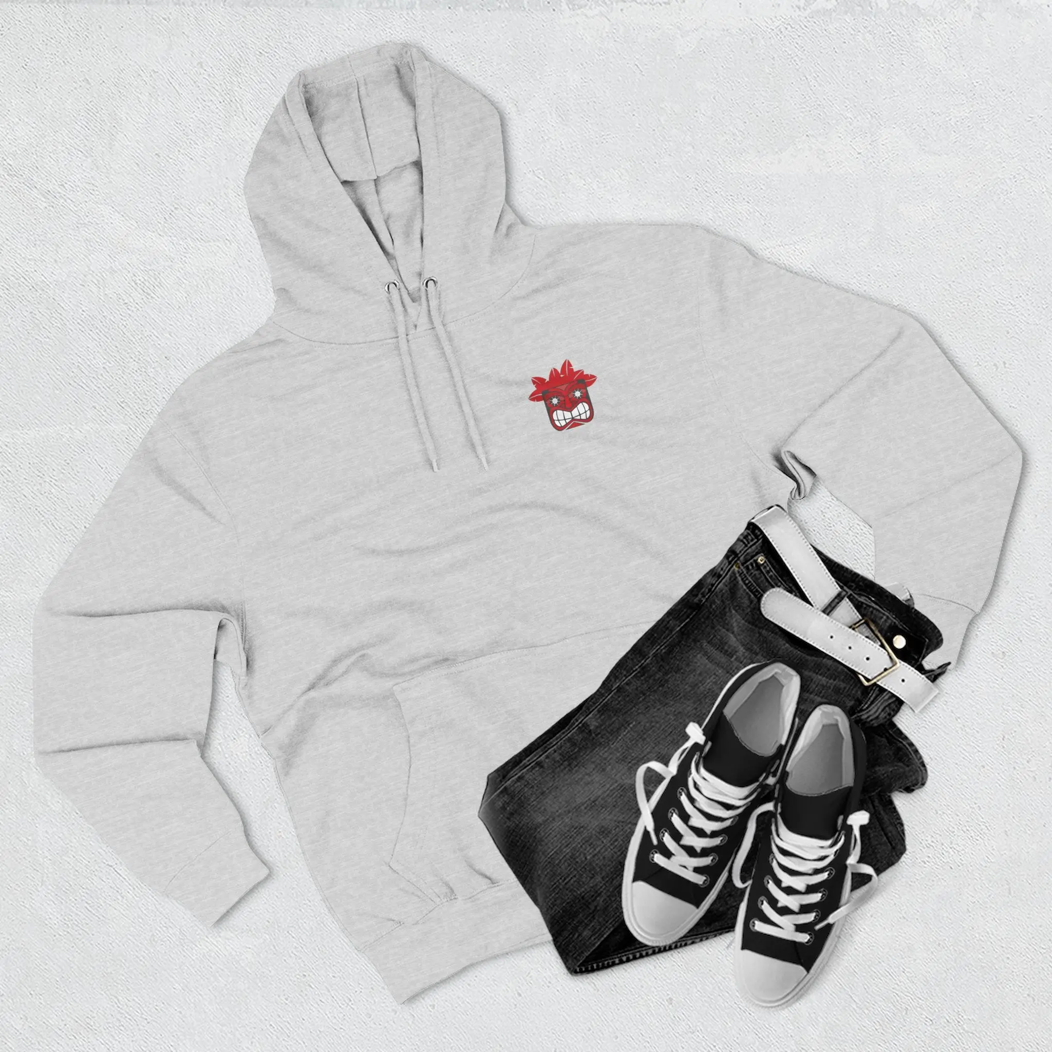 Aloha Tiki Fleece Hoodie 🗿🔥🌺