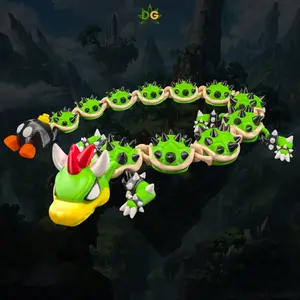 DG Final Castle Boss Flexi Dragon - Articulated 3D Printed Retro Gaming Beast