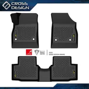CROSSDESIGN TPE Floor Mats Fit For 2016-2019 Chevrolet Cruze (Not Fit 2016 Cruze Limited)  Upgraded Version