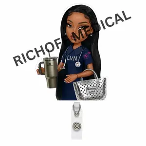 Rich Off Medical | LIMITED! LVN Charge Nurse Med Barb Badge Reel
