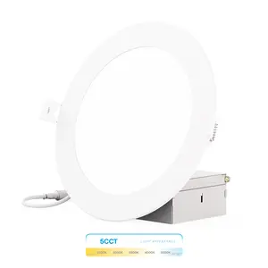 6-Inch 5CCT Recessed LED Downlight, 12W, 1050 Lumens, Triac Dimming, Wet Rated