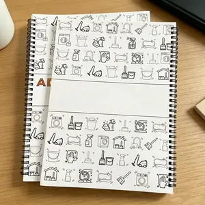 Cleaning Planner A4 Size Focused Daily Weekly Monthly Schedule Checklist Notebook for Home Office Dorm Durable Cover Smooth Pages Office Stationery Essential Plannerbook(dealsforyoudays)