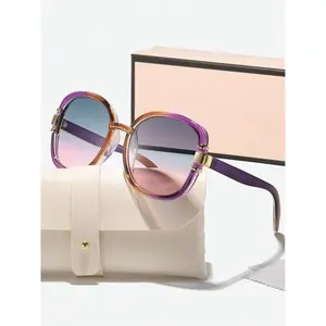 Unisex Vintage Gradient Sunglasses | Casual Tinted Lenses + High-Quality Build | Spring-Perfect for Street Style & Outdoor Fun | Face-Slimming Trendy Accessory (