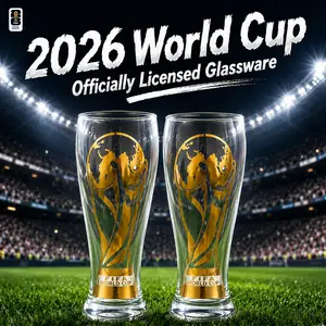 【FIFA World Cup 2026】Official Licensed FIFA Glass Beer Mug & Bottle Opener Set Premium Soccer Fan Gear Gift for Gameday Parties & Decor,Father's Day | Gift Giving｜summerwins｜Father's Day