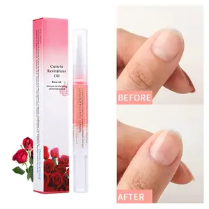 Agnail Cuticle Revitalizer Oil Pen - Natural & Safe Nail Nutrition for Manicure - Rich in Vitamins & Fragrances - Moisturizes & Nourishes Stratum Corneum - Promotes Health Growth & Softness - Non-Toxic Formula for Smooth Delicate Hands