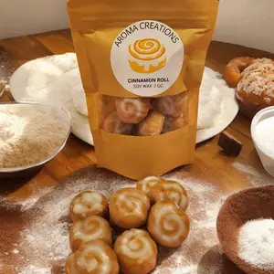 Cinnamon Roll Wax Melts- Soy Wax Melts- Food Wax Melts-