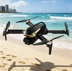 M8 Pro 2026 Aerial Drone, Equipped with 4K UHD EIS Camera, GPS Positioning, 5G WiFi FPV, Brushless Motors, Optical Flow Hover, Intelligent Obstacle Avoidance, Auto Return, 360° Stunt Roll, 2 Batteries Included
