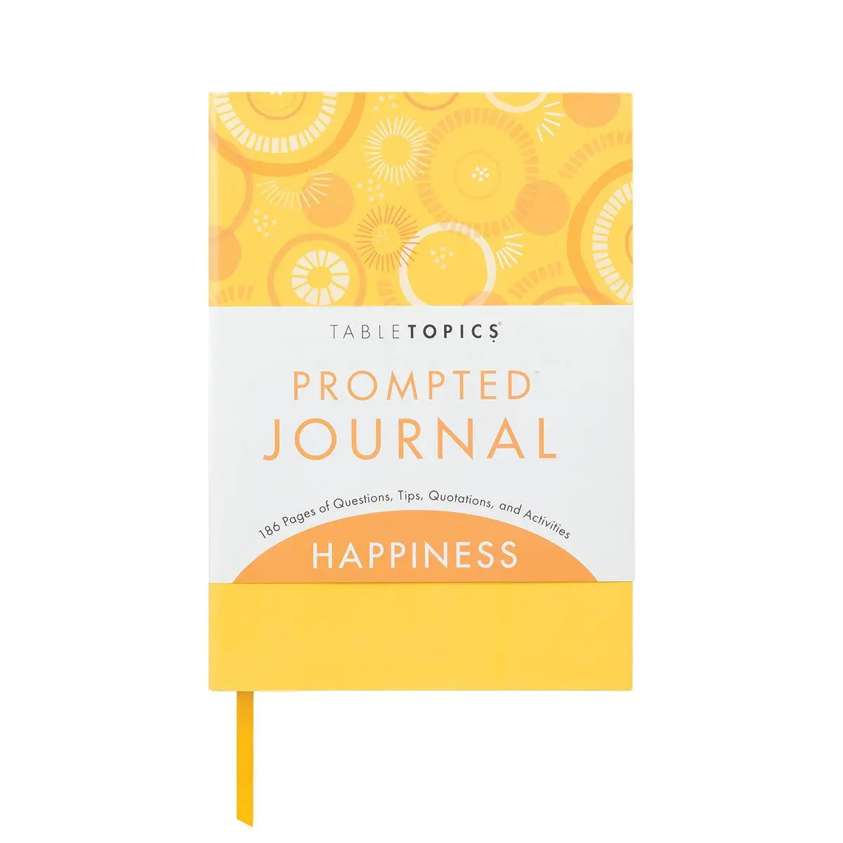 TableTopics - Happiness Prompted Journal with Questions, Inspirational Quotes, and Activities for Self-Care and Wellness, for Positivity and Gratitude Spiral Notebook Positive Thinking