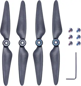 Bwine Drone Blades for Bwine F7GB2, 4 Pcs Original Propeller, RC Drone Quadcopter - Black