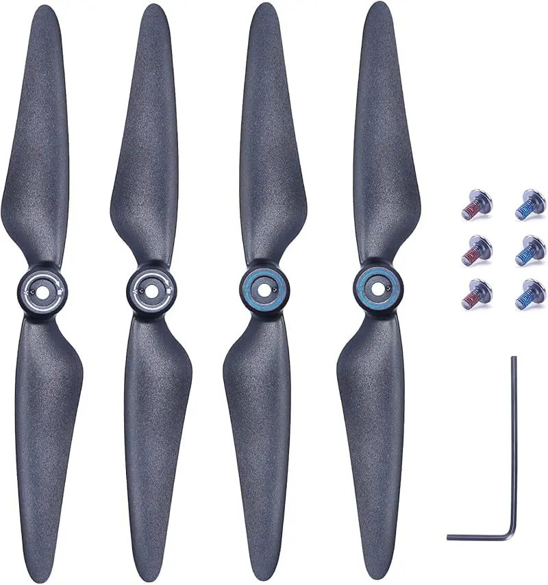 Bwine Drone Blades for Bwine F7GB2, 4 Pcs Original Propeller, RC Drone Quadcopter - Black