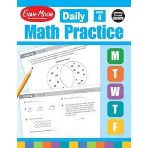 Evan-Moor Daily Math Practice, Grade 4 Teacher ed. Edition