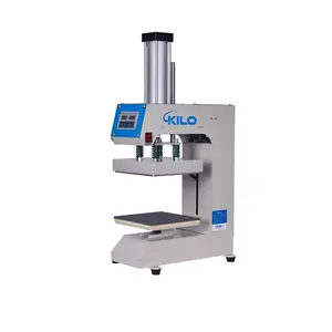 8x8 Pneumatic Heat Press Machine - Label Transfer T-Shirt Printing Press for DIY/Commercial Use