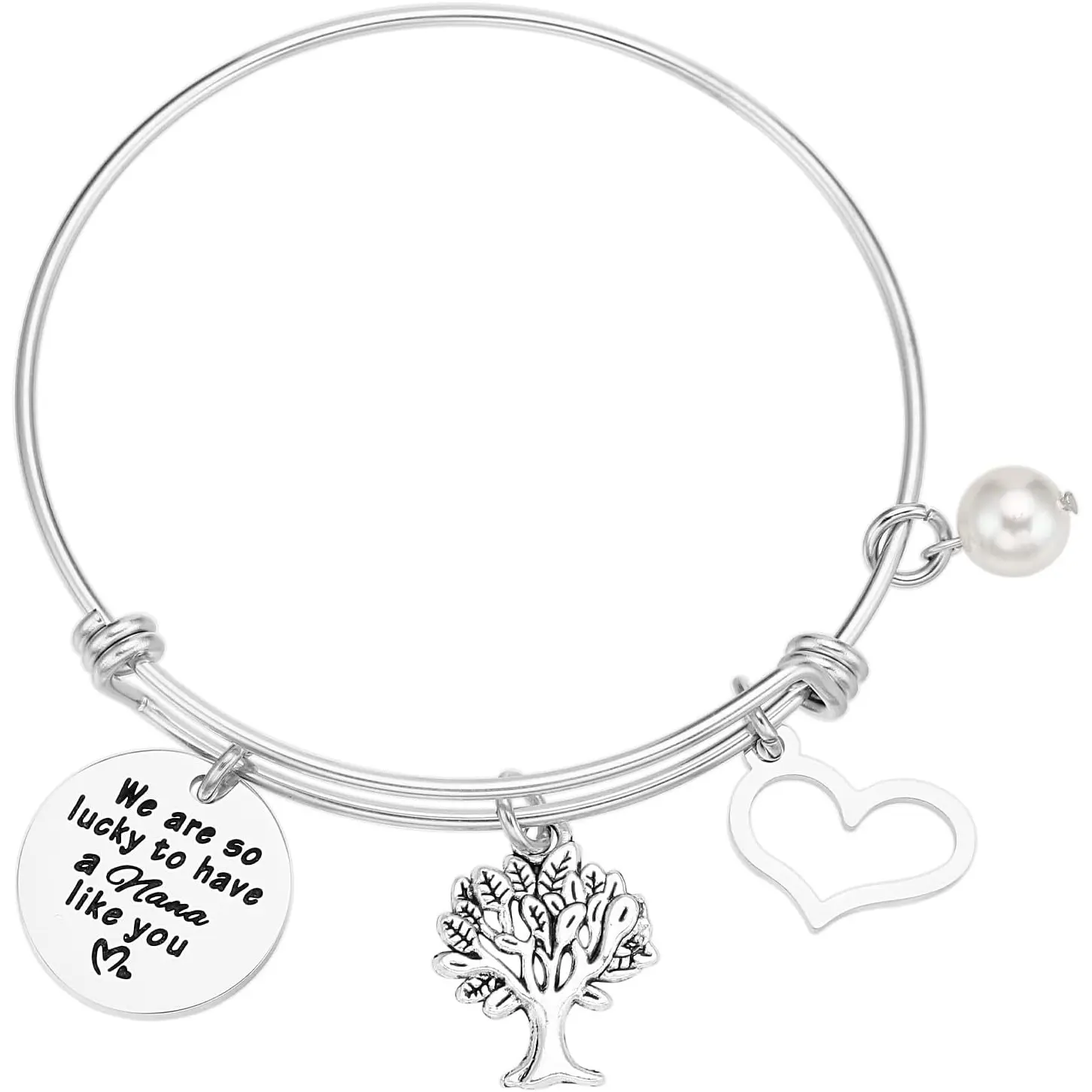 Nana Jewelry for Women Bracelet Worlds Best Nana ever Gifts Nana Stuff Gift Nana Keychain