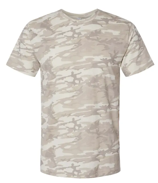Camo LAT Fine Jersey Tee - Build Your Own Personalized - Unisex Tshirt Shortsleeve