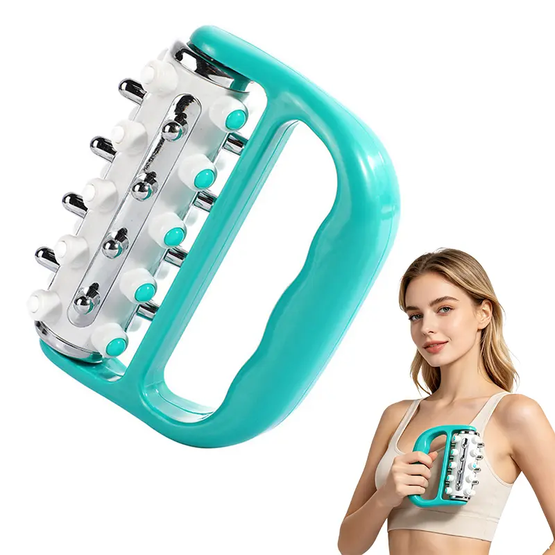 Handheld roller massager, lymphatic drainage roller, adjustable cordless whole-body massager, personal care  suitable for back, shoulders, and legs, adjustable muscle  massager. relaxation tool