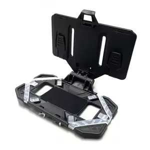 Outdoor Folding Molle Mount Tactical Navigation Board, Universal Chest Vest Phone Holder, Smartphone Mount, Fits 5.5-6.7 Inch Devices, 1 Piece